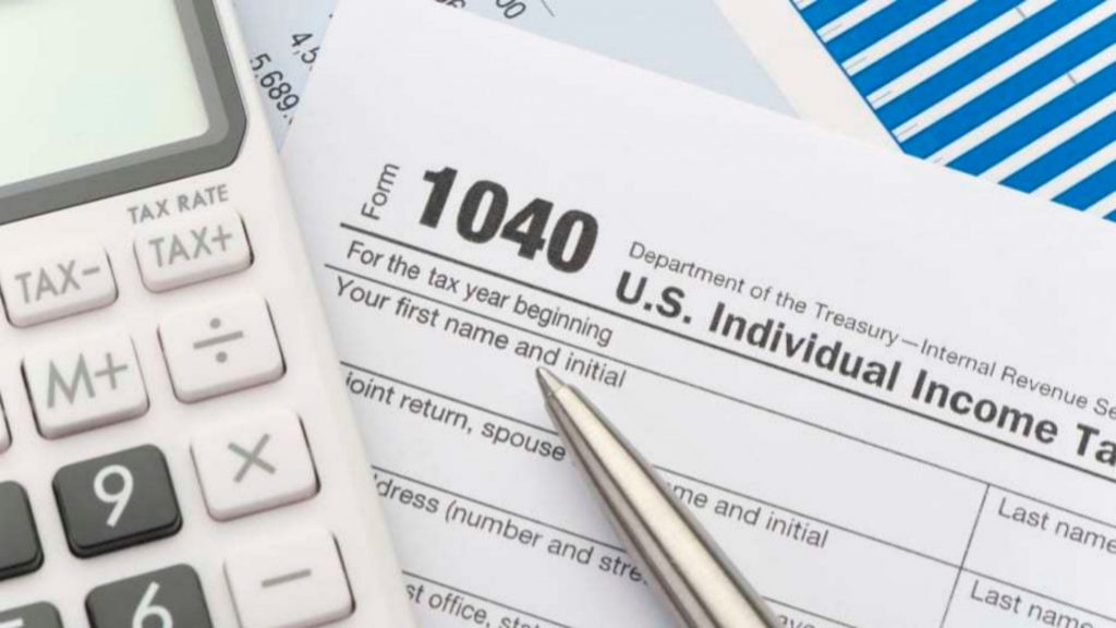 IRS tax form and calculator